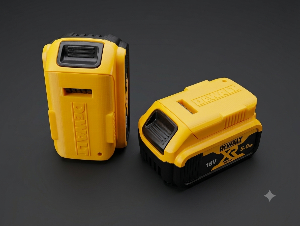 Защитный чехол от пыли аккумуляторов DeWalt 18V / 20V — изображение 2